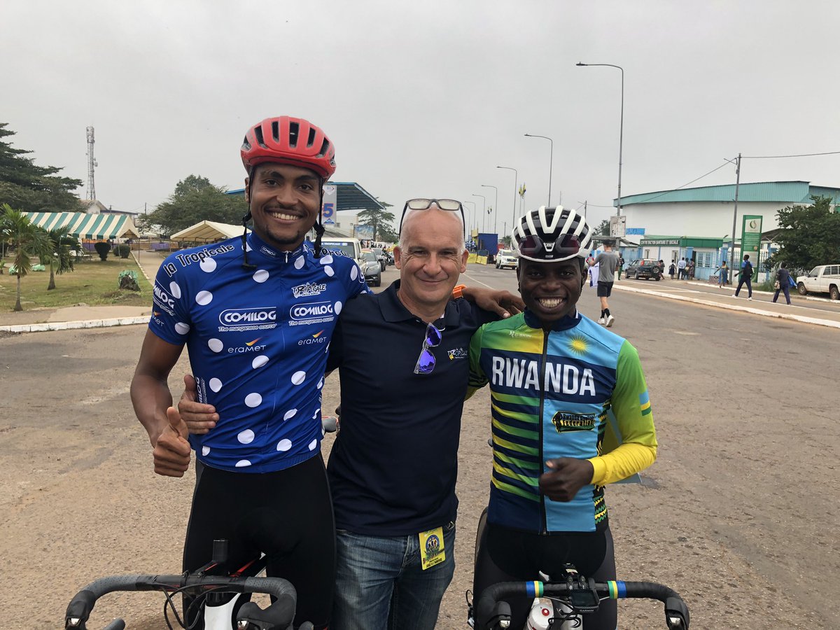 DuclosSebastian's tweet photo. ProTouch Family with Paul Daumont 🇧🇫 and Moise Mughisa 🇷🇼 .
@Protouch_Team @MugishaMoise4 #passionforcycling #cycling #cyclinglife #africacycling #africancyclists #Rwanda #BurkinaFaso #TAB2023 🇬🇦 https://t.co/RkkdFZ8n4C