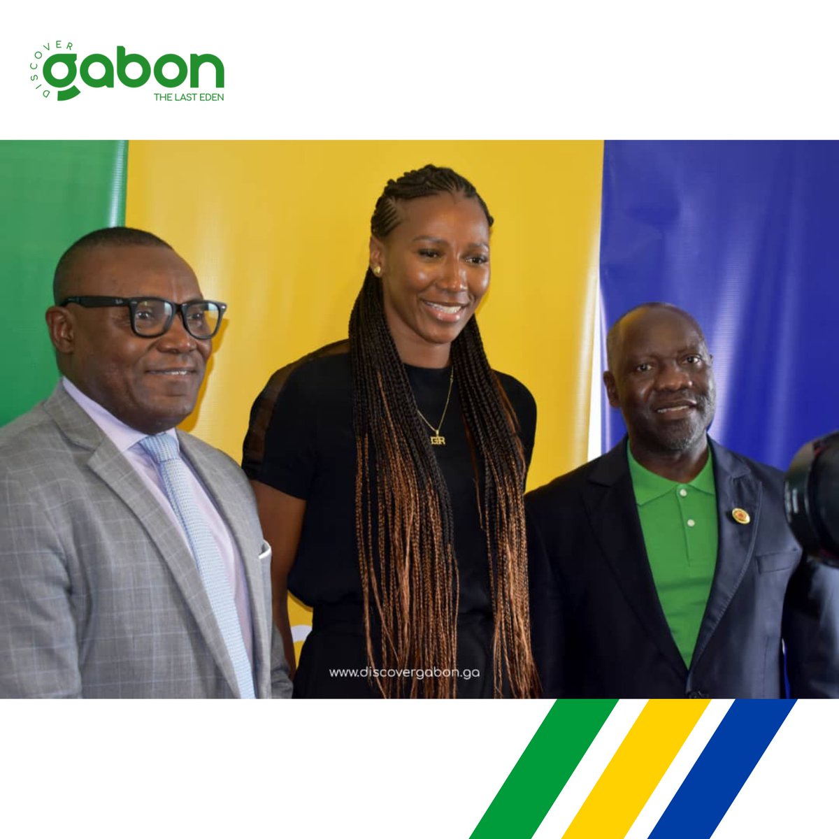 discover_gabon's tweet photo. Miss Geraldine Yema Robert @gegepog is now the official brand ambassador for Discover Gabon! She has recently been appointed by @agatour_gabon's  Director General, Mr. Christian Mbina, in the presence of the Chairman of the @ATB_hqs, Mr. Cuthbert Ncube.
#discovergabon #visitgabon https://t.co/RkApKWSKKw