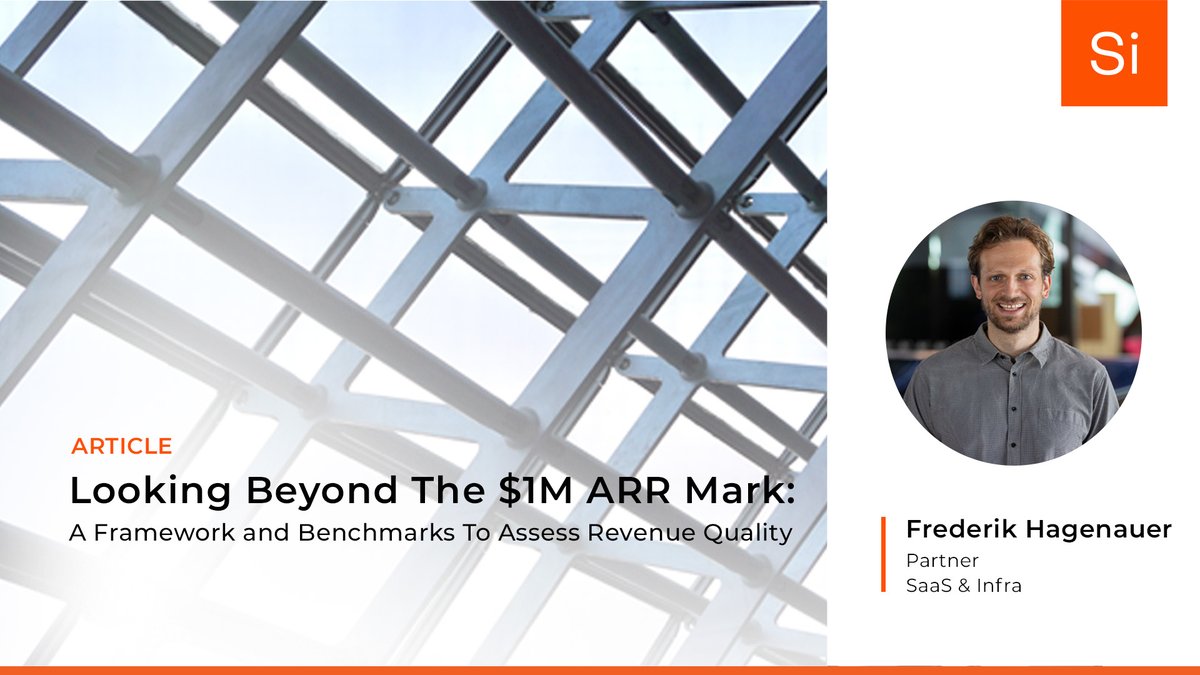 Speedinvest (@speedinvest) on Twitter photo Your SaaS startup hit the famous $1M ARR mark. You're ready to raise a Series A, right? Maybe not.
<a href="/fredhgnr/">Fred Hagenauer</a>, Partner in our SaaS & Infra team, shares a new framework and benchmarks to help you gain an overview of revenue quality before your Series A 👇
speedinvest.com/blog/annual-re… Your SaaS startup hit the famous $1M ARR mark. You're ready to raise a Series A, right? Maybe not.
<a href="/fredhgnr/">Fred Hagenauer</a>, Partner in our SaaS & Infra team, shares a new framework and benchmarks to help you gain an overview of revenue quality before your Series A 👇
speedinvest.com/blog/annual-re…