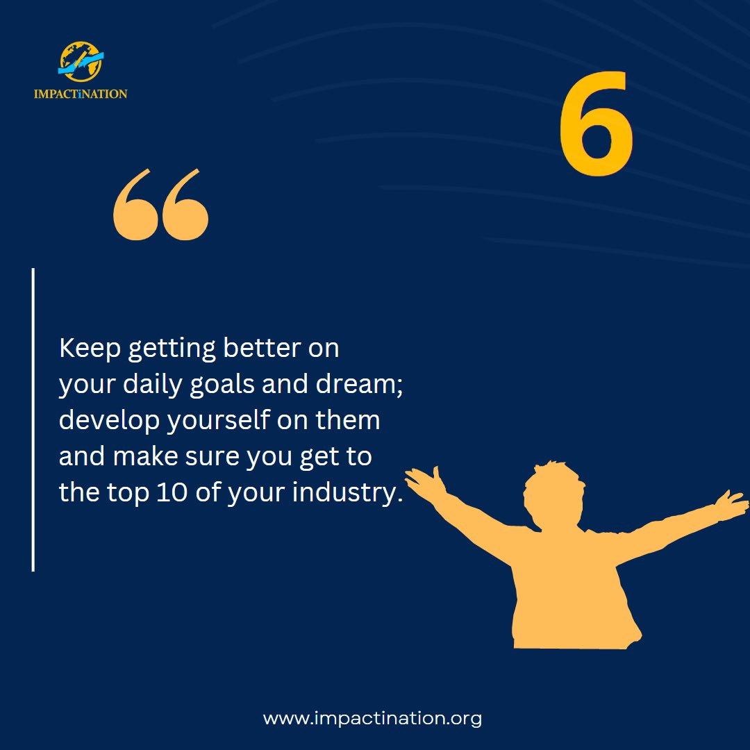impactination's tweet photo. Today’s Tip On Self-Development. 

Tip No.6

#Mentorship #SelfDevelopmentTips #IMPACTiNATION #PassingTheBaton https://t.co/k0jERfLMXB