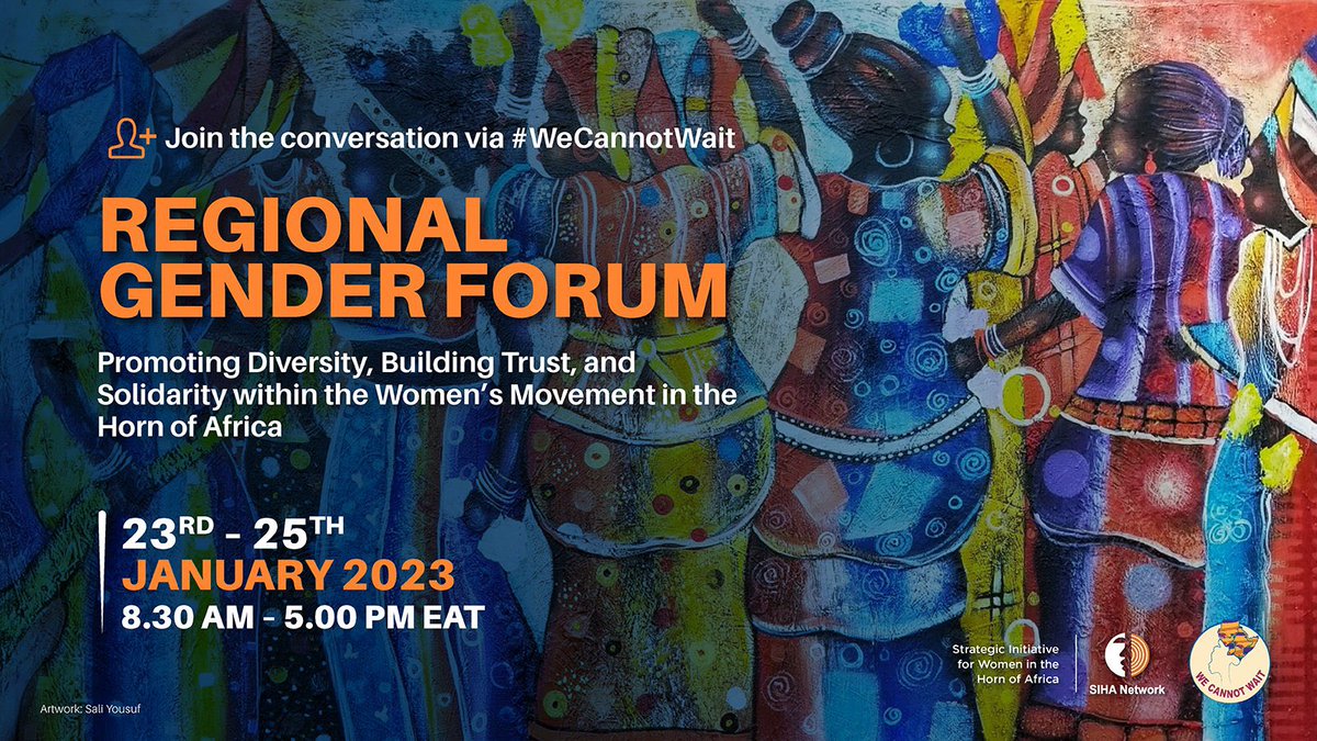 Nyachangkuoth1's tweet image. "If we are to have an inclusive movement, and foster  trust-building, empowerment, and solidarity amongst diverse women in the Greater Horn of Africa, we must hold each other’s hands as a way of ensuring that no one is left behind." @LKarayi 
#BeAsManyAsYouCan #WeCannotWait