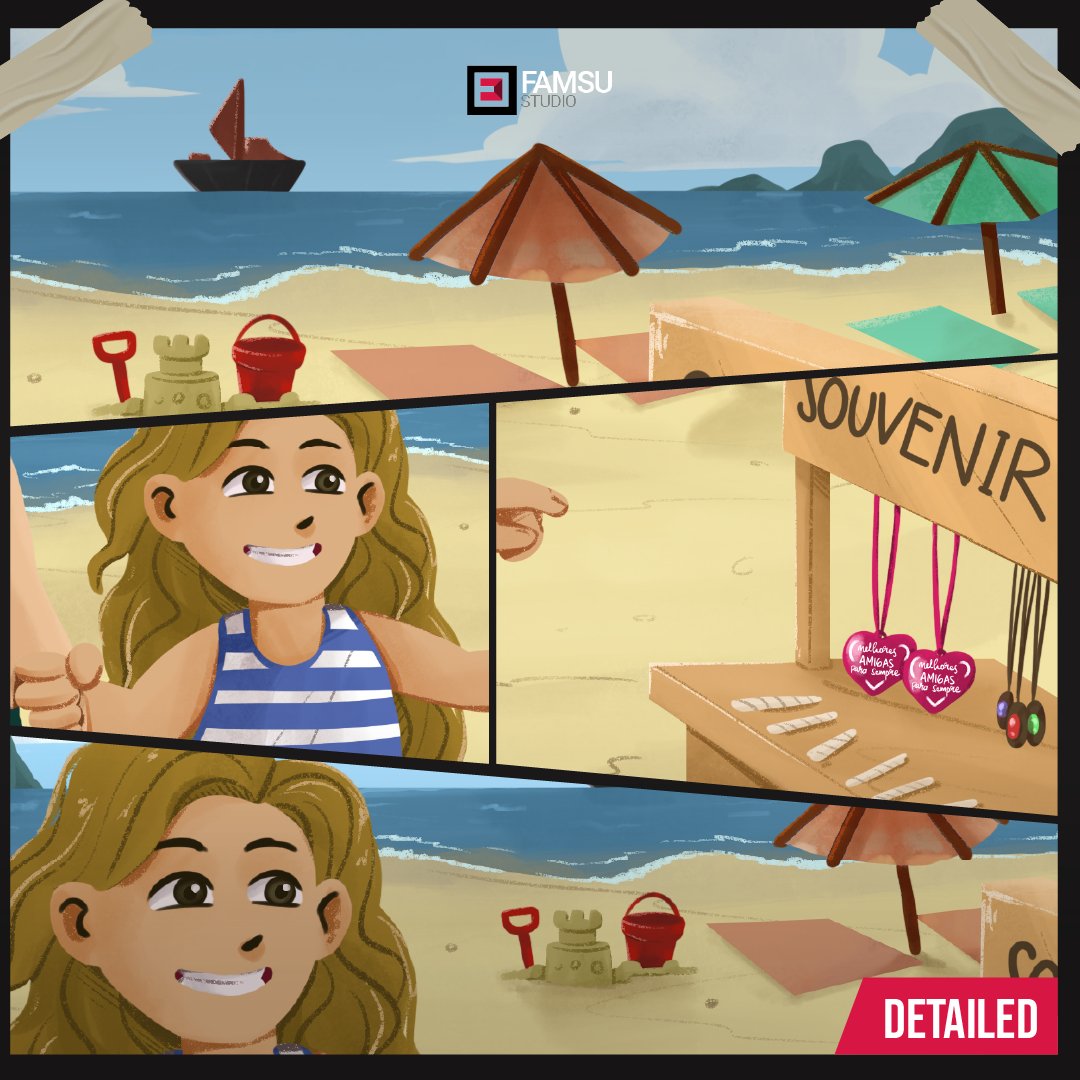 FamsuStudio's tweet photo. Wanna know the #procreatebrush that I used to create a #characterdesign for a #ChildrensBooks #illustration ?

#PortfolioDay #portfolio #PortfolioDay2023 #books #kids #kidsbooks #Procreate  #art #beach #picturebooks #Children #KDP #kidlitart #brush #cute #opencommissions #drawing https://t.co/lLFpmdAzfN
