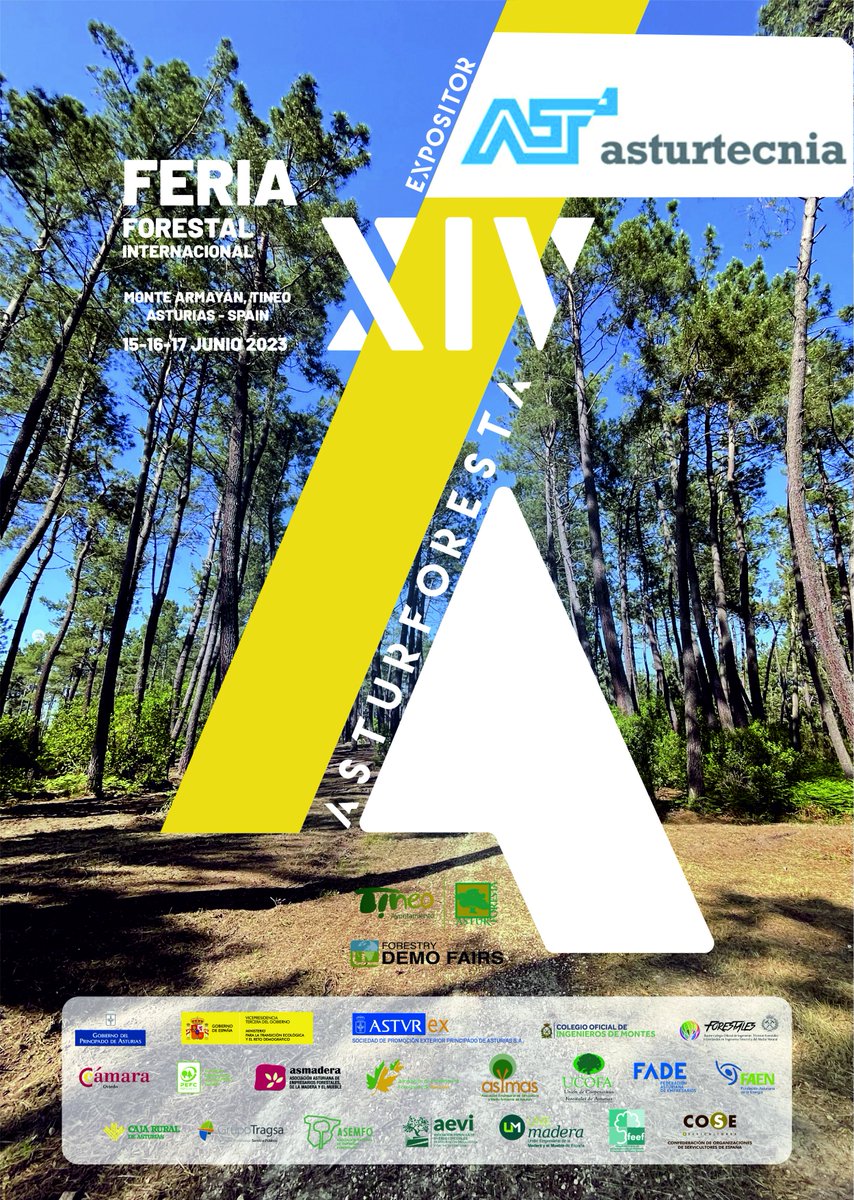 Asturforesta's tweet photo. Yo participo en Asturforesta 2023. Feria Forestal Internacional.
I participate in Asturforesta 2023. International Forestry Fair.
#forestall #Tineo #forestry #fairs #feriaforestalinternacional #forestrydemofairs #asturforesta
#soyexpositorasturforesta #asturtecnia https://t.co/sex8itbaau