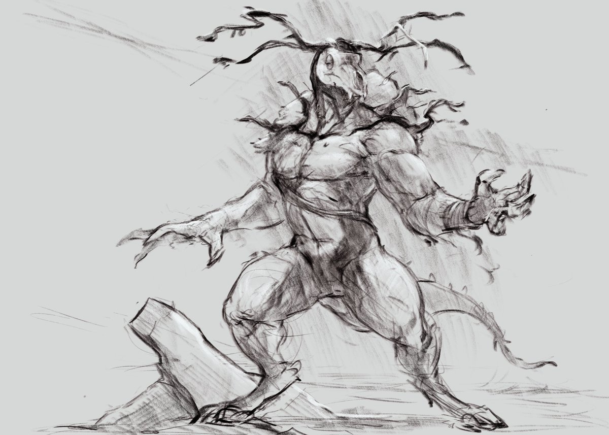 Day 22 0f #creatuanary 
Leshen