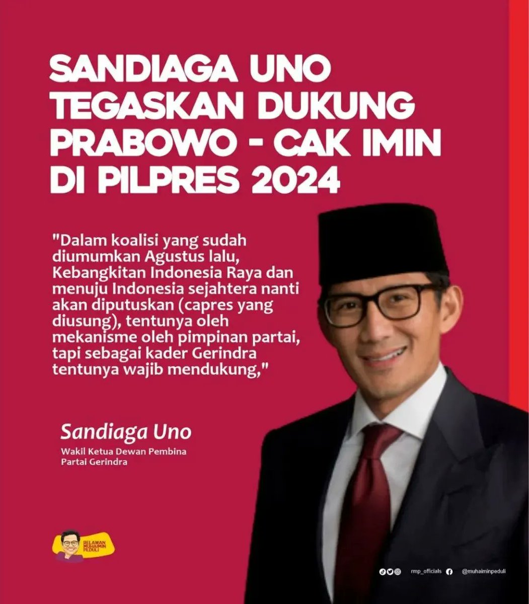 zonapkbblitar's tweet photo. Semakin sejuk
.
.
.
.
#cakimin #gusmuhaimin #muhaiminiskandar #capres2024 #capres #rmp #relawanmuhaiminpeduli #Pilpres2024 #sandiagauno #politikkesejahteraan #literasipolitik #pinterpolitik #milenial #genz #generasimuda #generasiunggul #generasimilenial #sekber #Prabowo https://t.co/L2NsIno8Nv