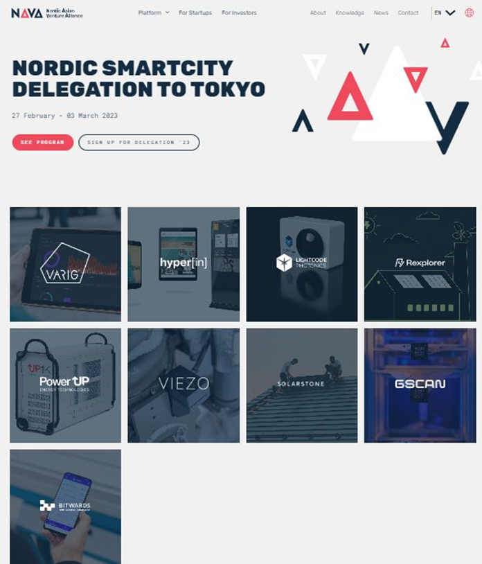 NordicAsianVC's tweet photo. 🚀北欧スマートシティ代表団が初の来日へ🚀
北欧バルト地域のモビリティ、不動産テックなどのスタートアップや急成長企業の来日が決定しました！2/27-3/3の日程です
【企業リスト】
LightCode Photonics 
Viezo 
VARIG 
Solarstone 
Rexplorer 
Bitwards 
HyperIn 
PowerUP Energy Technologies 
GScan https://t.co/rUEYwMp0ci