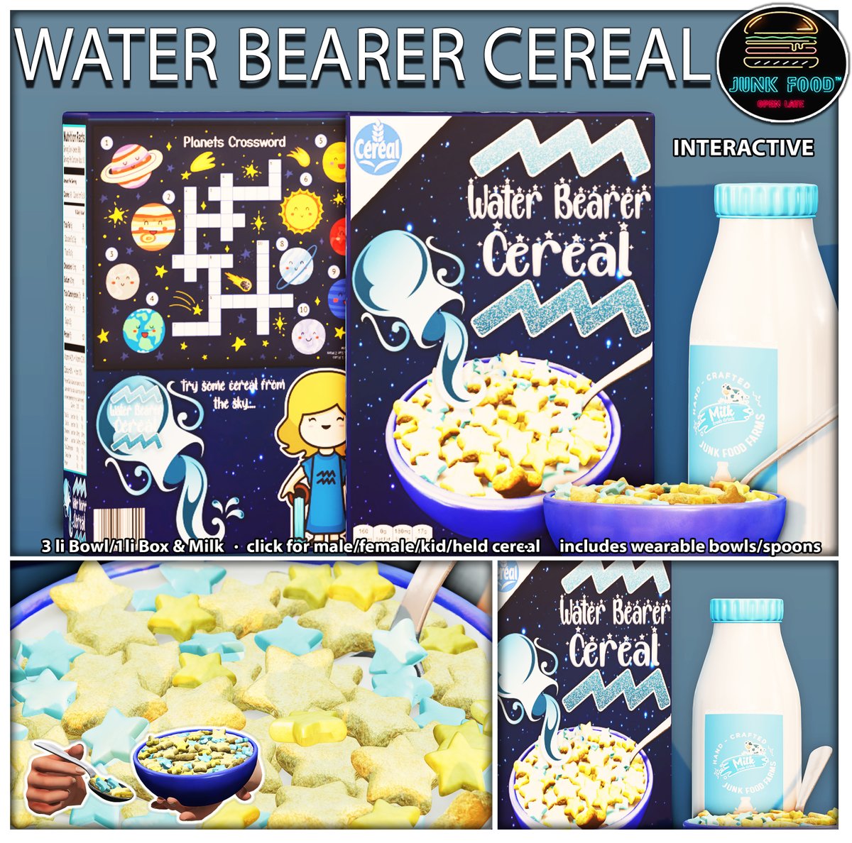 junkfoodsl's tweet photo. New @ Stellar Event by Prism Events Second Life, Interactive Cereal set! Demo at event! #secondlife #prismevents #junkfoodsl #secondlifeshopping #secondlifestore #secondlifeshop #secondlifefood https://t.co/S5q2GPRbmA