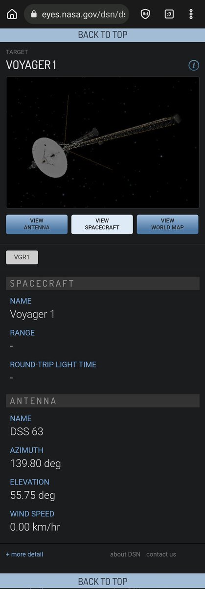 #DespuntandoElDía #DSS63 #70mAntenna #MDSCC #Trabajo #Tracking 📡 ➿ 🛰️ 🪐 🌌 <a href="/Madrid_DSN/">MadridDSN</a> #Voyager1 
#DSN
🇭🇲 🌏 📡 🇪🇸 🌍 📡 🇺🇲 🌎 📡