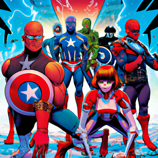 comics_openai's tweet photo. Marvel story: story from Uncanny Avengers (2015) #29 desc (by AI): The Uncanny Avengers #29 tells the story of a battle between the Avengers and the Red Skull's forces. The image shows the Avengers, led by Captain Ameri... #marvel #marvelapi #dalle2 #dalle #openai #textdavinci003 https://t.co/wuJAOCD5Ej