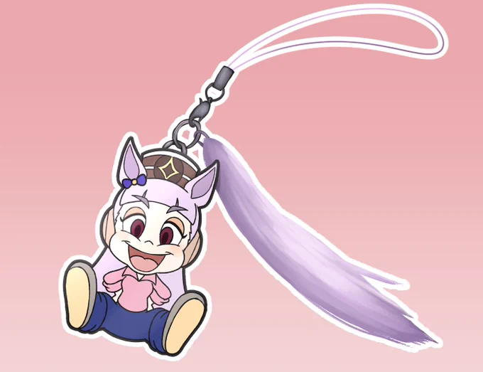 夢の国によく売ってるしっぽストラップっぽいゴルシ いつか作ってみたいですね〜 