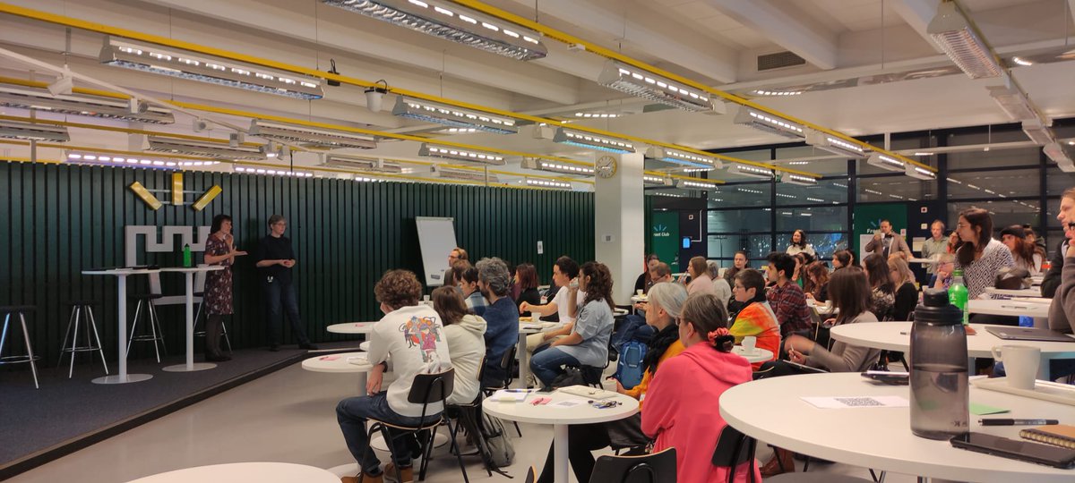 Anna_K_speaking's tweet photo. Starting today with the seminar "What is CS doing with and for Science?", with a huge turnout from @UniOulu academics and students. https://t.co/cLwyy7CTdQ