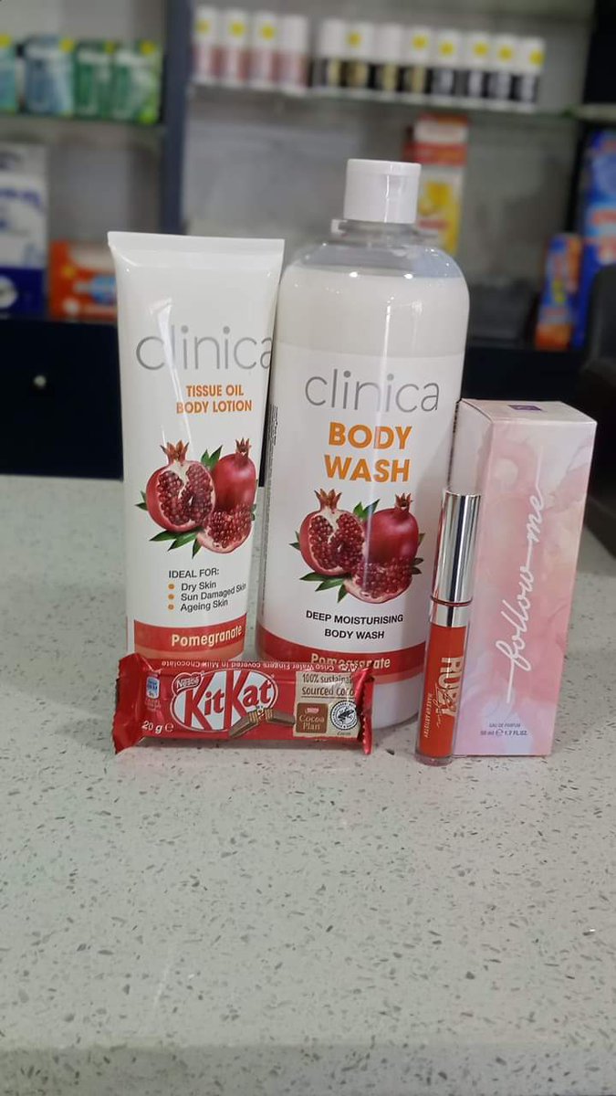 #TiniTwitter Gift packs🎁🎀

Valentine❤️is around the corner, spoil and pamper your loved ones with our amazing Clinica range. We make customized ranges of gift packs depending on your budget and availability of stock.🌹🌹🥀🥀❤️❤️❤️

#apexhealthandwellnesspharmacy #customizedgift