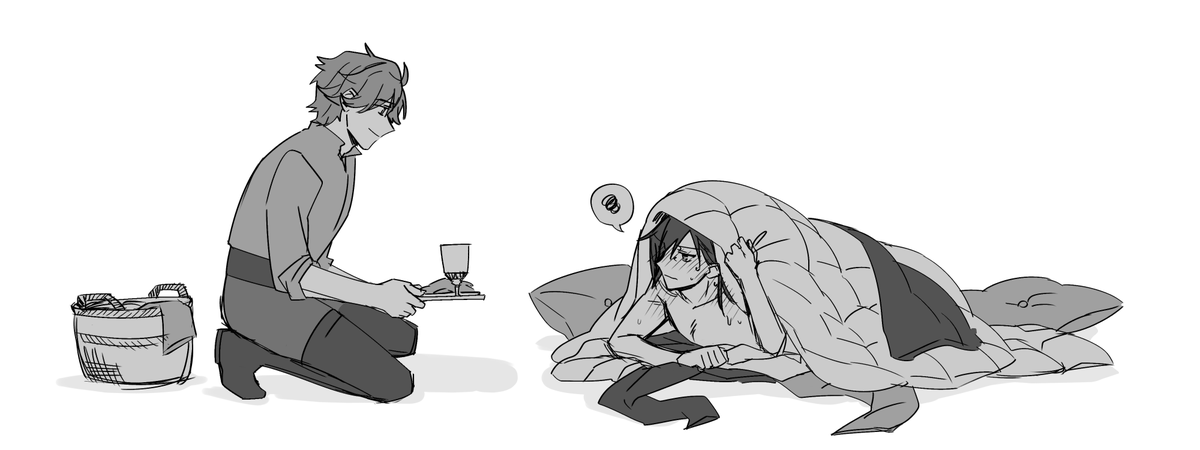 avarice017's tweet image. omegaverse stuff #sylvix