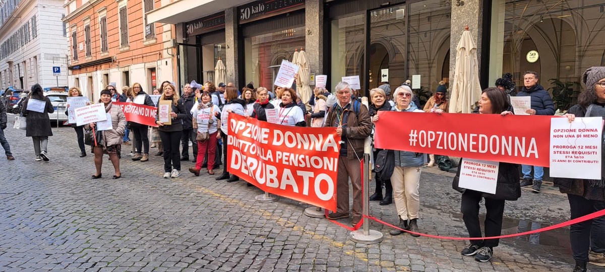 8 Febbrio tutti insieme a Roma ,proroga opzione donna con I requisiti originali per tutte le lavoratrici  italiane!!! MANTENETE LE promesse fatte!!! SOSTEGNO alle Donne !!!#opzionedonnanonsitocca #opzionedonnavogliamolaproroga #opzionedonnastessirequisiti #opzionedonna