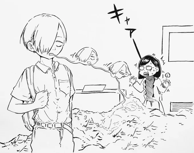 最新更新での最後の「キャァー」の犯人(仮)
#僕ヤバ 