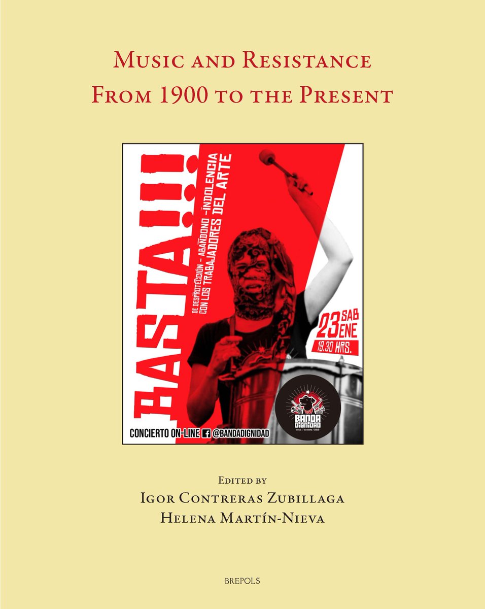 Brepols's tweet photo. #Music and #Resistance: From 1900 to the Present
Edited by Igor Contreras Zubillaga (@IgorContrerasZ) and Helena Martín Nieva
Info: https://t.co/E1CpK8kcPb
#MusicHistory #SocialHistory #Musicology @AMS_musicology #ESSHC #ProtestMusic https://t.co/fjXChHP31T