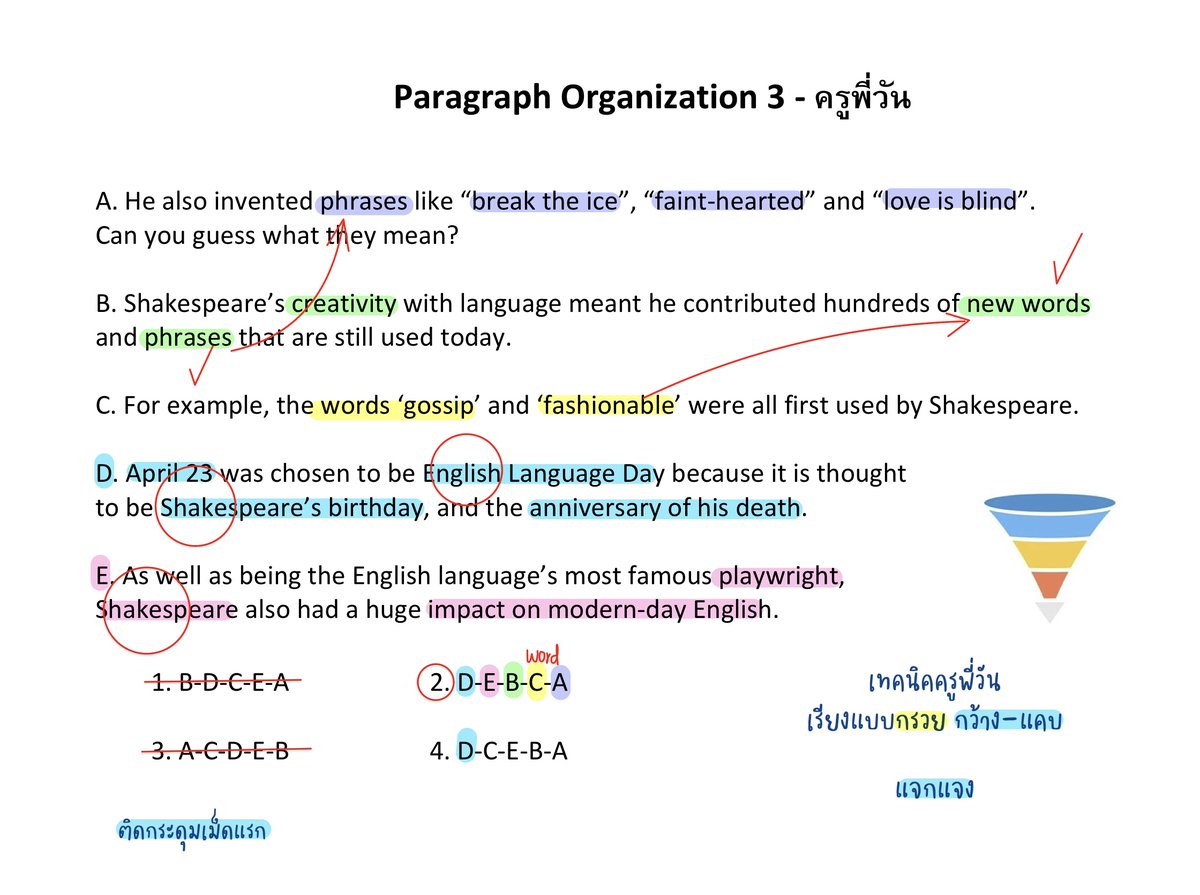 krupone_english's tweet photo. แจกโจทย์และเฉลย A-LEVEL ENG เรียงประโยค น้องลองอ่านทำความเข้าใจดูนะ วันพฤหัสนี้ 20.00 ครูพี่วัน Live ติวใหญ่ เปิดตำนานติว A-LEVEL ENG ฟรี ทางเพจ https://t.co/PL9pk3HIIU อย่าลืมไปรับชีทแล้วมาติวกันนะคะ

หนังสือ A-Level https://t.co/OB7FTuyZnb  

#DEK66 #TCAS66 
#ALEVEL #กสพท66 https://t.co/nOWbd9gXNs