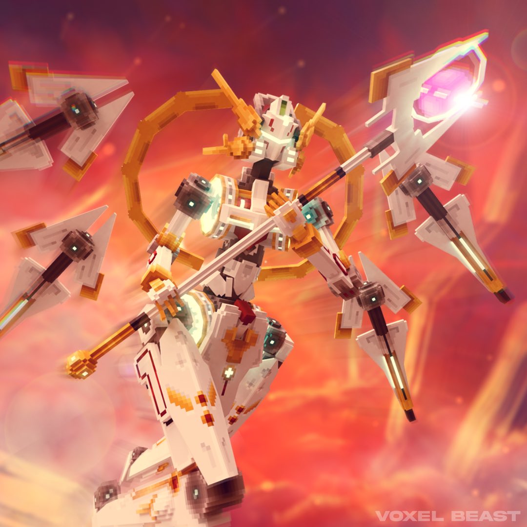 Mech
Voxel 3D - VoxEdit
Render - Blender

#voxedit #voxel #voxelart #voxart #voxelartist #voxartist #3dvoxel #3dvoxart #blender #3dart #picofday #voxelbeast #gamemaker #sandbox #metaverse #mech #game #web3 #3dcharacter #voxelcharacter