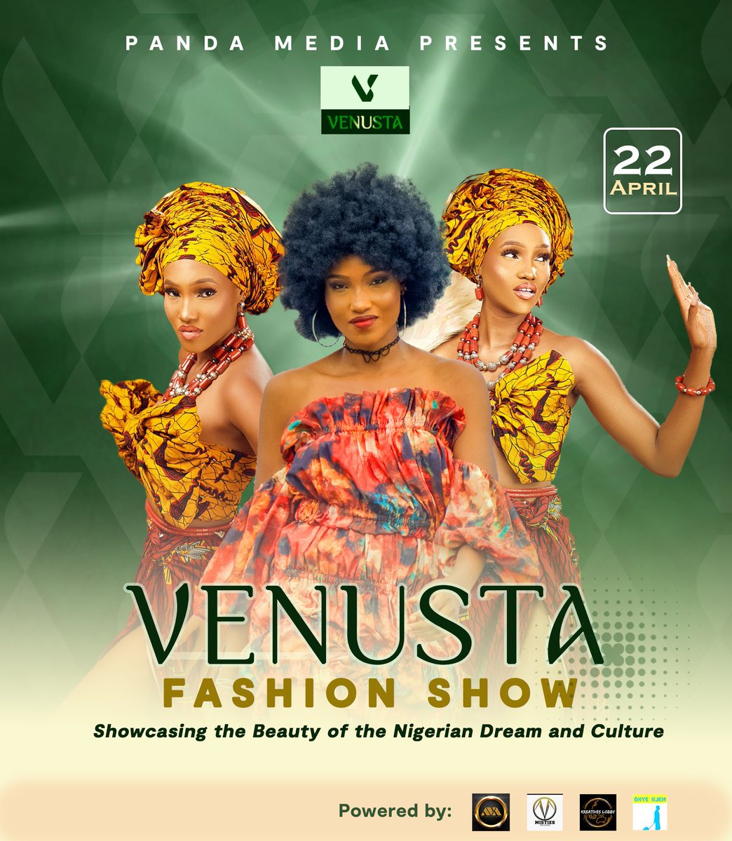 _badmanpanda's tweet photo. The most anticipated fashion show is here💃💃💃, Venusta fashion show is  aimed at projecting the Nigerian Culture and showing just how far the industry has evolved through art, fashion etc https://t.co/8aGEv2hX3t