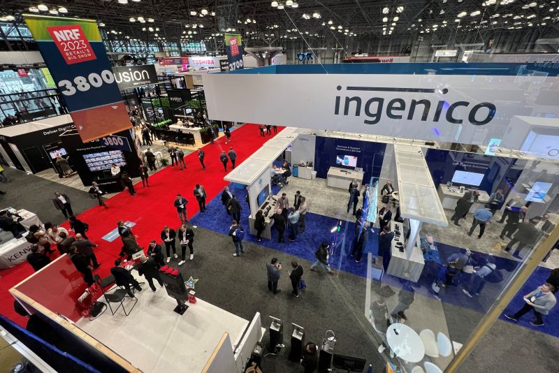 ingenico's tweet photo. Thanks to all who attended #NRF2023 - #RetailBigShow. Amazing event with the latest in #Payments, #PPaaS, #AndroidPayments, our #AXIUM range, and more. Special thanks to our partners & team for making it a success. Paving the way for a sustainable future in #PaymentAcceptance. https://t.co/2kf9bbvh0Z