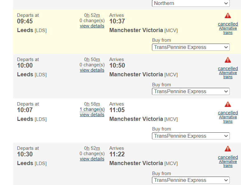 Shoutout to <a href="/TPExpressTrains/">TransPennine Express</a> for ruining another day