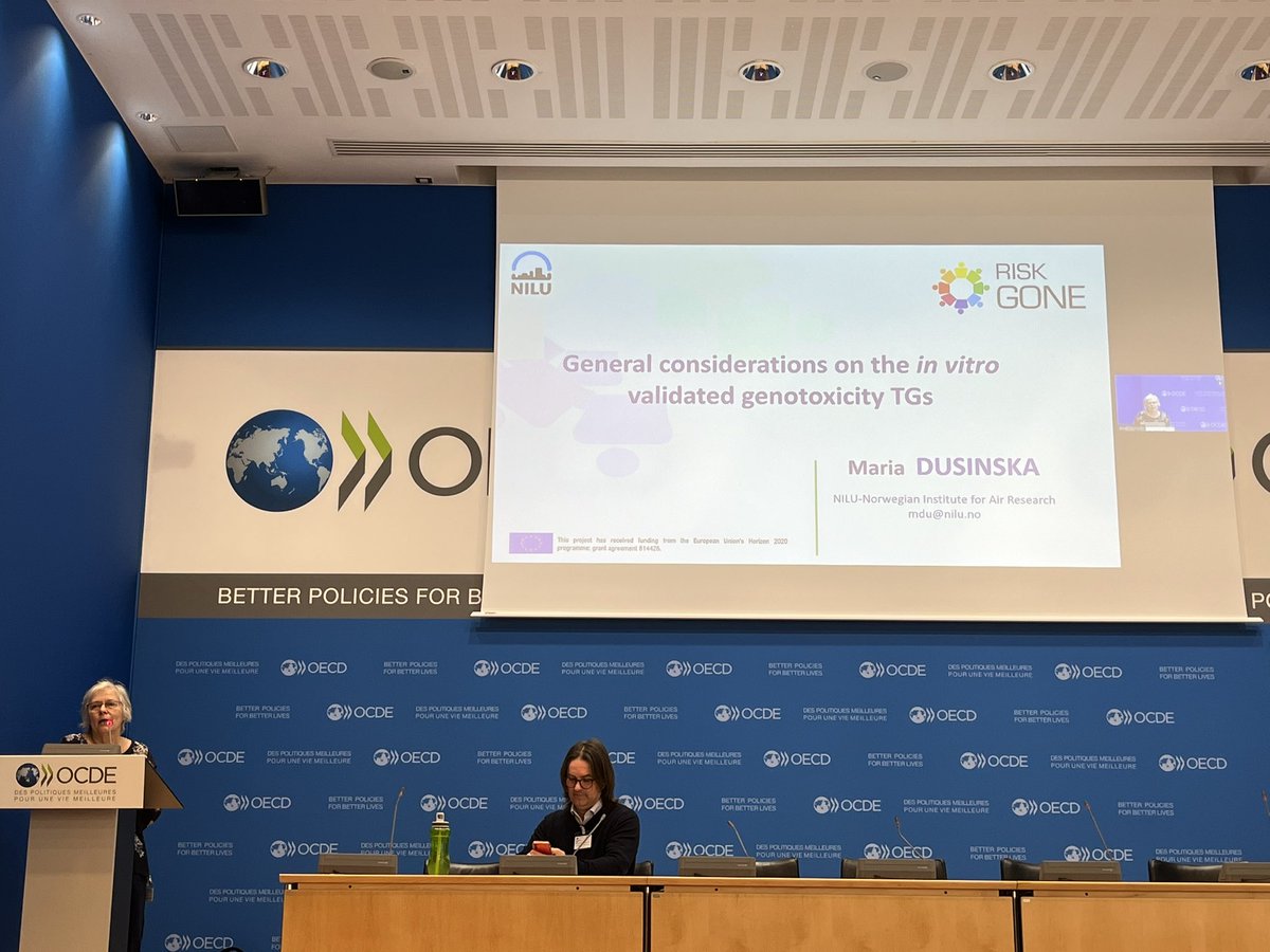 Adriele (@prinamea) on Twitter photo Day1 <a href="/OECD/">OECD โก๏ธ Better Policies for Better Lives</a>, opening remarks from Maria Dusinska (NILU) on the current genotoxicity test guidelines. An important discussion over the development of nanobiomaterials (NMB) for future products. Contributing with all expertise from #nanomaterials <a href="/safenmt/">Safe-N-MedTech</a> <a href="/REFINE_H2020/">REFINE TEAM</a> <a href="/LBCAM_TCD/">LBCAM</a> Day1 <a href="/OECD/">OECD โก๏ธ Better Policies for Better Lives</a>, opening remarks from Maria Dusinska (NILU) on the current genotoxicity test guidelines. An important discussion over the development of nanobiomaterials (NMB) for future products. Contributing with all expertise from #nanomaterials <a href="/safenmt/">Safe-N-MedTech</a> <a href="/REFINE_H2020/">REFINE TEAM</a> <a href="/LBCAM_TCD/">LBCAM</a>
