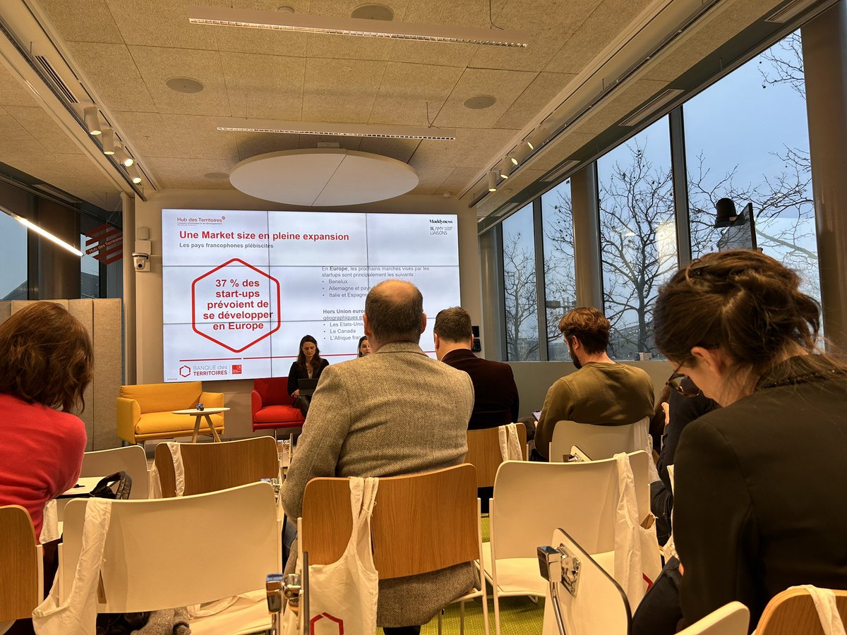 En direct de la <a href="/BanqueDesTerr/">Banque des Territoires</a> pour les résultats du baromètre des #legaltechs 📊 avec <a href="/bymaddyness/">Maddyness</a> !
