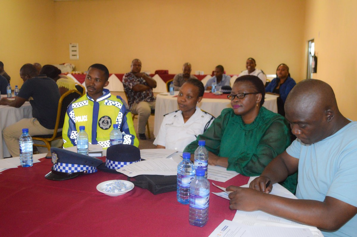 GBV affects all workers, but unequal status &amp; power relations in society &amp; at work often result in women being far more exposed to violence and harassment. We had an opportunity to train Lubombo Royal Eswatini Police Services on gender &amp; power dynamics. #StopGBV