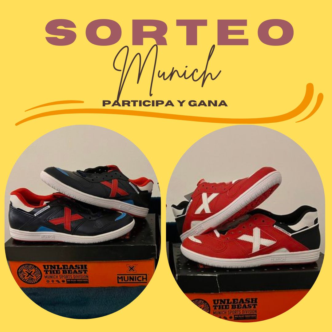 😍 SORTEO!! Participa y gana una de estas Munich. Es muy sencillo. Tienes que seguir los siguientes pasos.
✅ Retuitea RT
✅ Nombra a un amigo/a
✅ Sigue esta cuenta
💪  Ves que fácil!. Recuerda que mientras mas participes, mas posibilidades tienes.
📅 Terminará el 29-01-2023