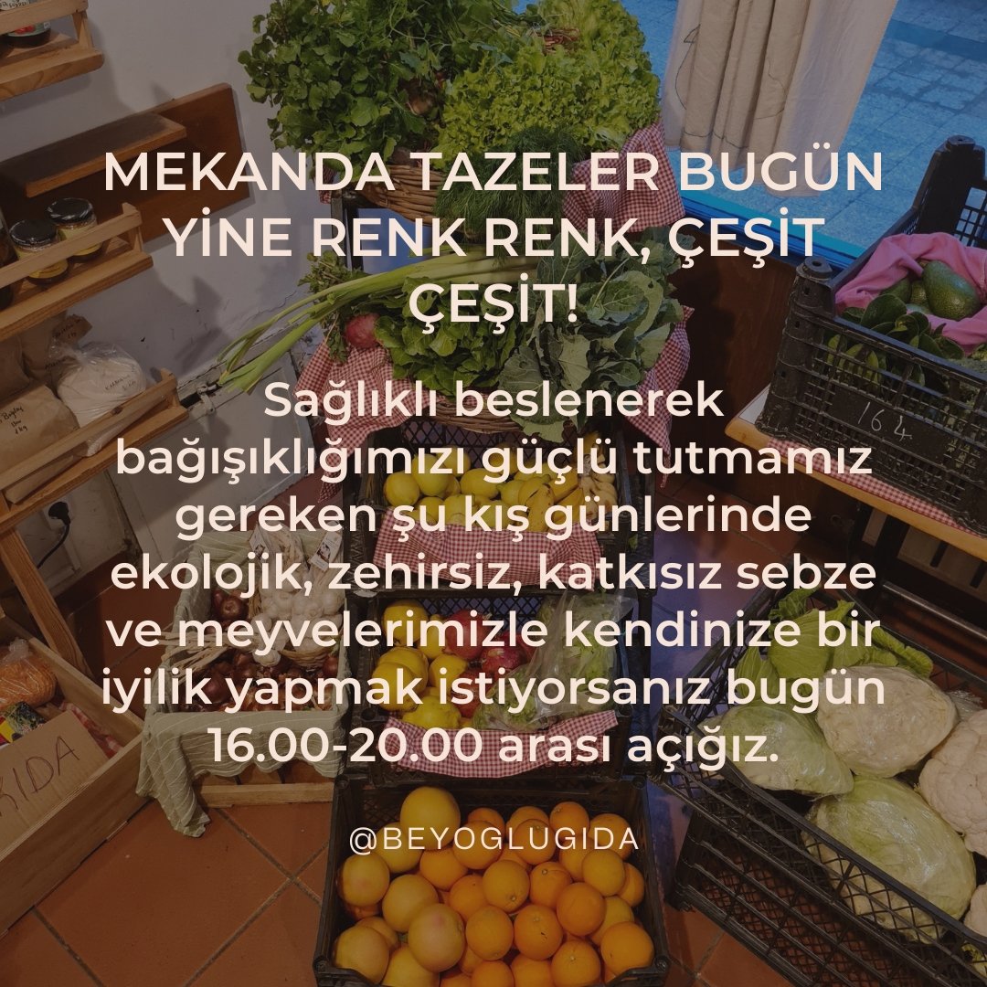 Peki tazelerimiz nerelerden geliyor?
Silivri ve Beykoz'da üretim yapan üreticilerimiz
<a href="/Gzdeniniftlii1/">Gözdeninçiftliği</a> 
<a href="/tarim_akasya/">akasya tarim</a>

Ve pek kıymetlimiz, komşumuz
<a href="/TarihiBostan/">Piyalepaşa Bostanı</a> 
Çünkü kent bostanları kentindir!!