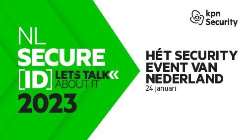 Kijk vanmiddag naar #nlsecure[ID]! Meld je aan voor 12:00 en ontvang een kijklink waarmee je hèt security event van Nederland gratis kan bekijken! KPN.com/NLSecure