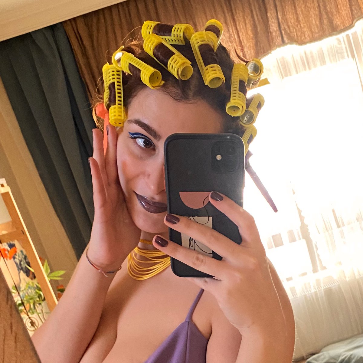 normalize 👏 hair rollers👏 as 👏 acsessories 👏