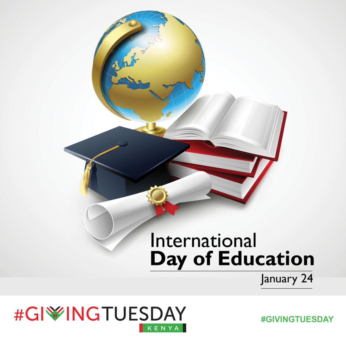 In celebration of #WorldEducationDay we echo the sentiments of Nelson Mandela when said 'education is the most powerful weapon we can use to change the world'
We celebrate those  working to transform education systems & create better opp for all to learn. #GivingTuesdayKe