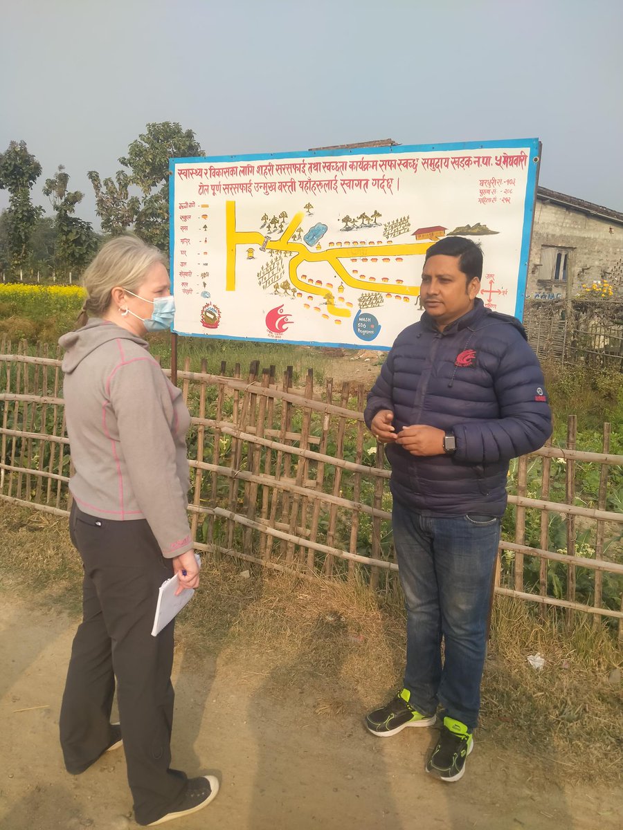 SnvNepal's tweet photo. #HappeningNow : Interaction and obervation of Meghbarri #clean and hygienic #community in Khadak by @SandraRyanSR  
#WASH #WASHSDG #USHHD https://t.co/Sr8BmlKTIW