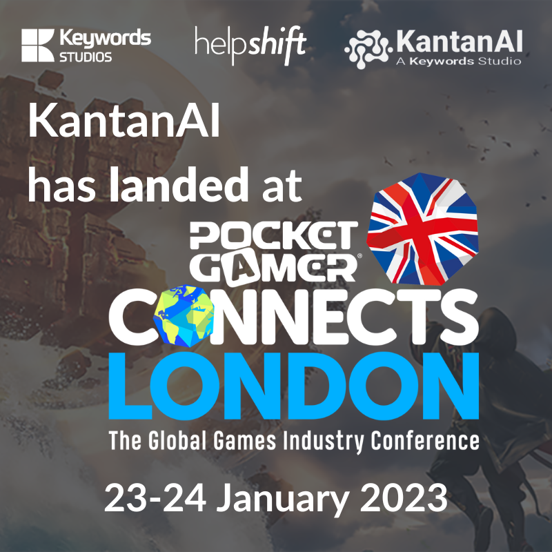 KantanMT's tweet photo. Come and meet KantanAI at Pocket Gamer Connects, London, the leading international conference series for the global games industry.

#KantanAI #pgconnects #CX #multlingualsupport #helpshift #ai #games #mobile #keywordsstudios https://t.co/sYICdZGphE
