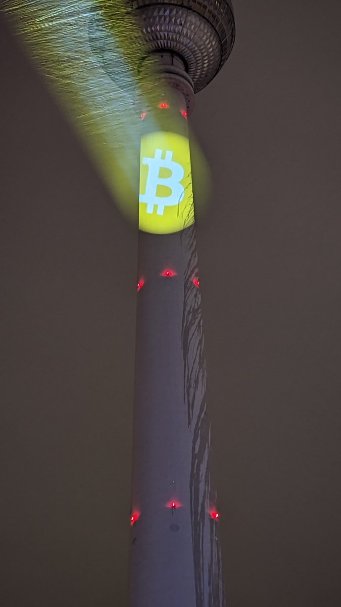 Hello world! Our name is bitman we are here to bring bitcoin to the people. Follow us to see more! #Bitcoin #btc #fernsehturm