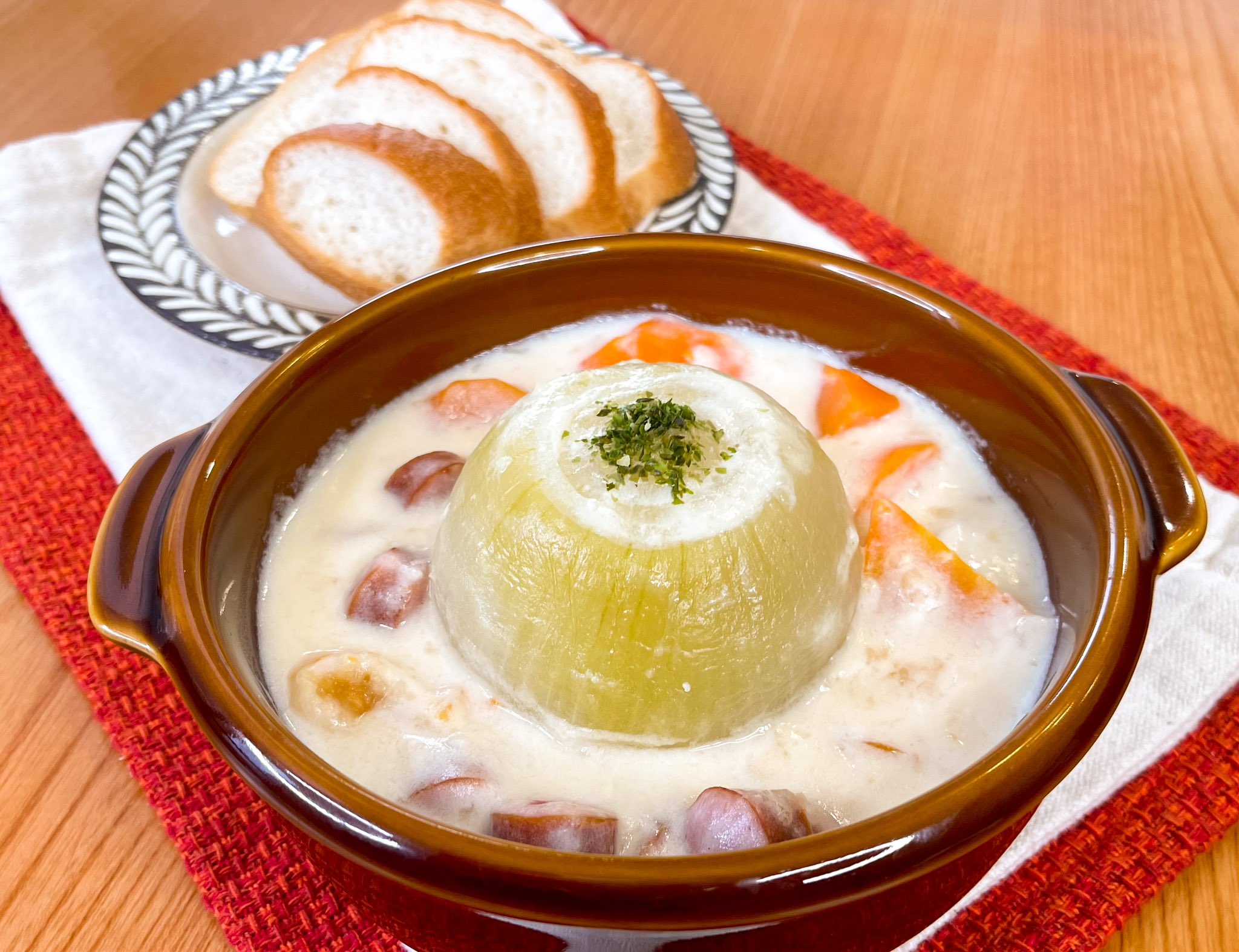 食品サンプル クリームシチュー 実物大