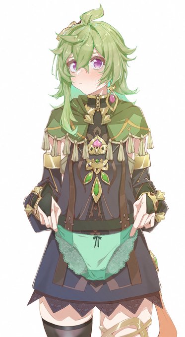 布を見せてるだけ 