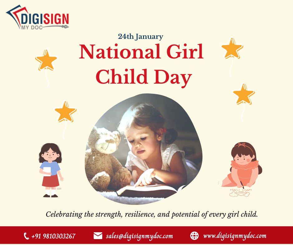 digisignmydoc's tweet photo. Empower the girl child!
Team @digisignmydoc wishes you a very happy National Girl Child Day.
@MinistryWCD
#NationalGirlChildDay_2023 #digisignmydoc #digitalsignature #gogreen #digitalindia #GirlChildDay #GirlChild #india #girlchildempowerment #Twitter https://t.co/xniaT695E1