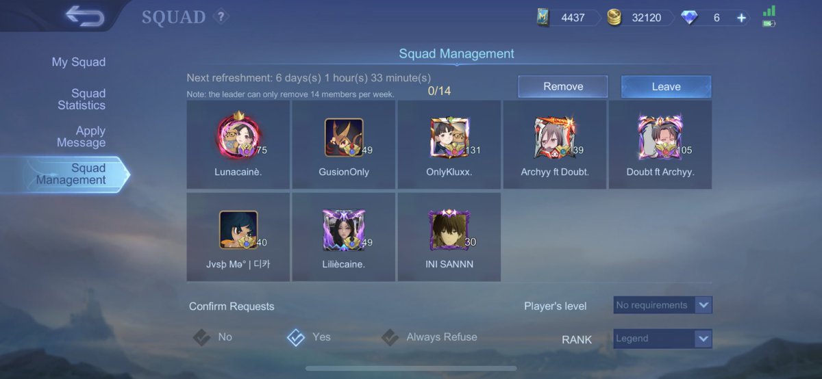 meanwhile ak nemu dia di global buat bantu mcl. tenyata🥲