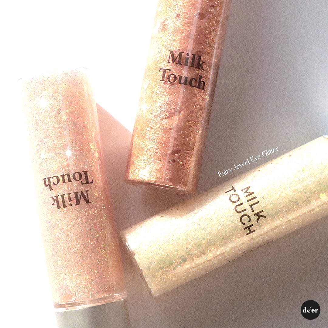 DOER on Twitter " MILK TOUCH Fairy Jewel Eye Glitter 今日は透明なムードと完璧なフィク