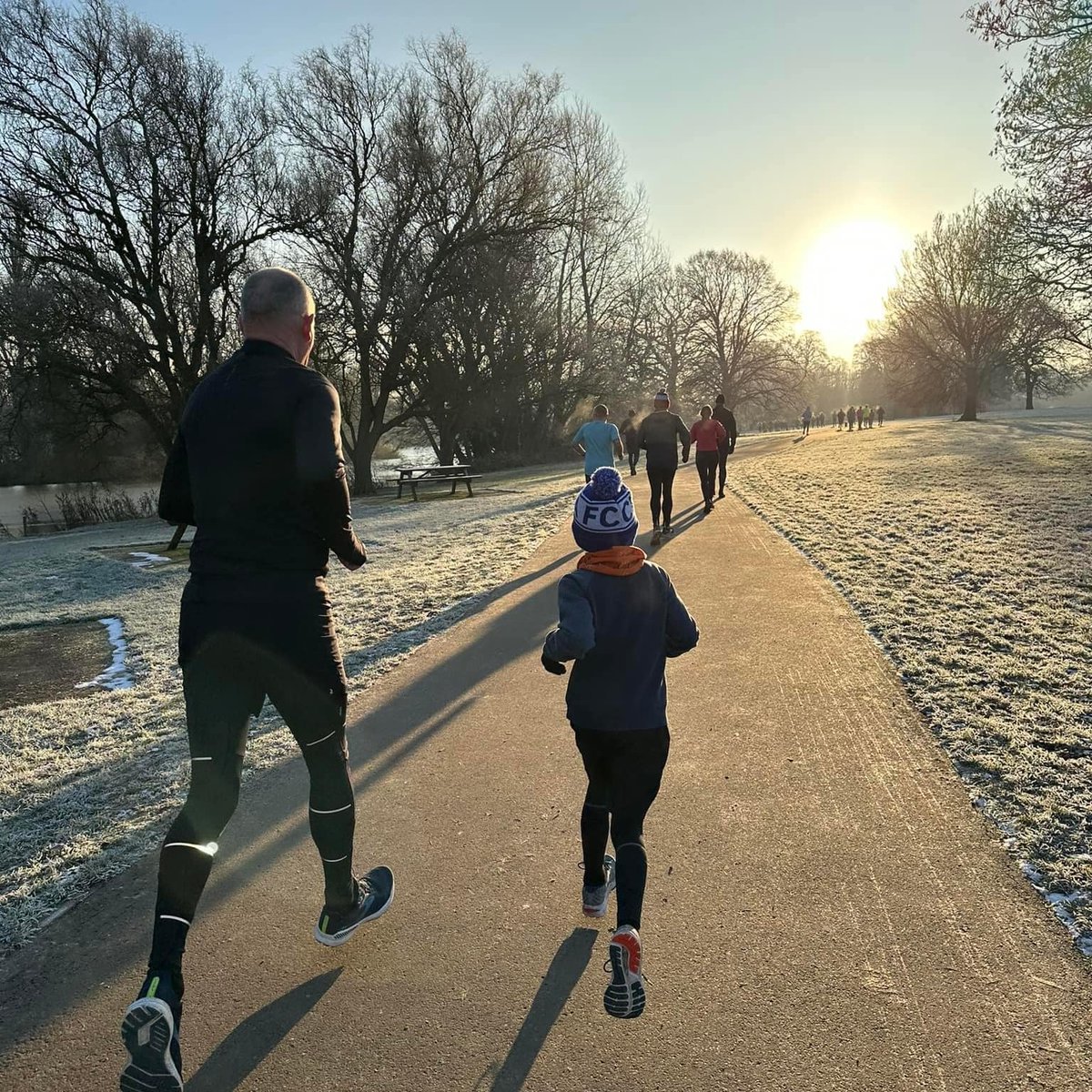 We've seen some beautiful photos over the weekend but this one from <a href="/JollyJoggers/">Borrowash Jolly Joggers</a> really warmed our hearts -grandad Rob and grandson Josh enjoying <a href="/darleyparkrun/">Markeatonparkrun</a>  together. Proof you can connect through running at any age #loveparkrun #parkrun #markeatonparkrun