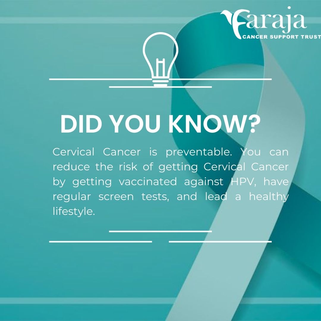 Cervical Cancer is preventable!

#ActNow #StopCervicalCancer #CervicalCancerAwarenessMonth