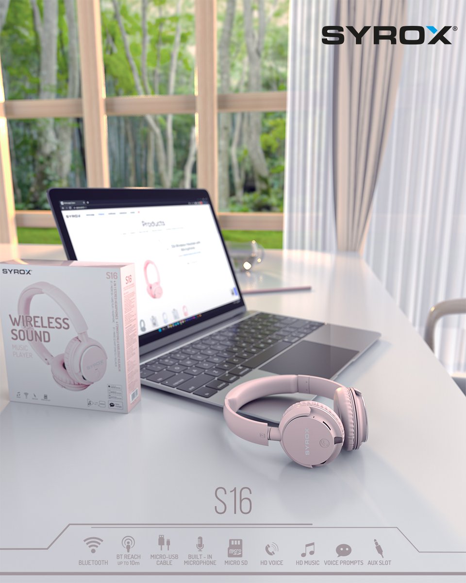 S16 Kulaklık
Kablosuz, kablolu veya micro SD kart ile müzik dinleyebilir oyun oynabilirsin!
#syroxtechnologies #syrox #headphone #music #headset #wireless #microsdcard #game #color #headsetbluetooth #efsane #oyun #mikrosd #kulaklık #müzik #kablosuzkulaklık