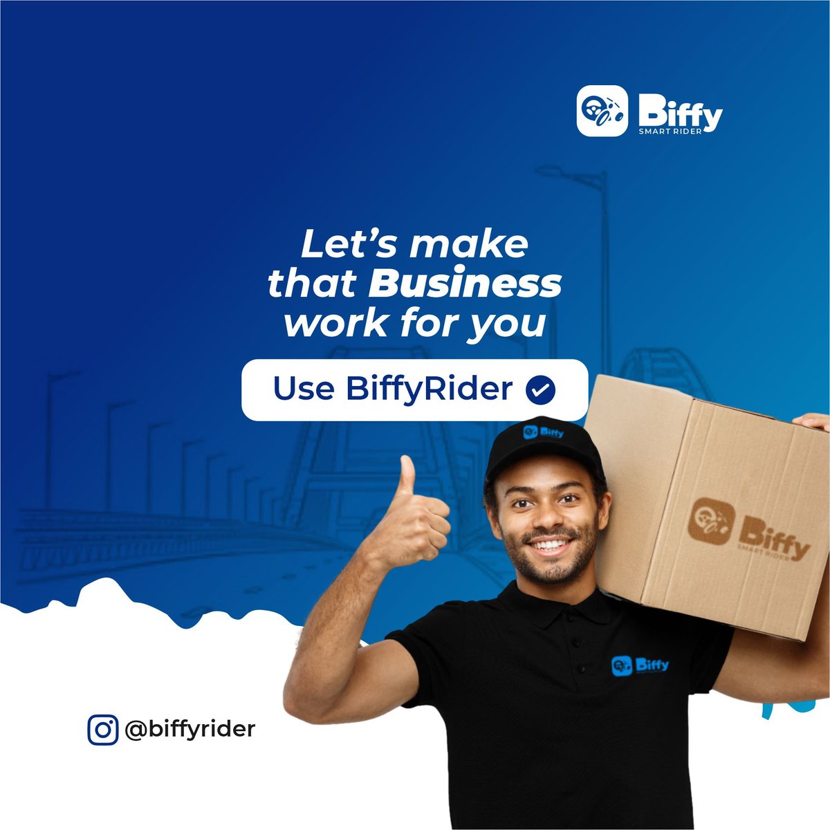 BiffyRider's tweet photo. BiffyRider has made it easy for its customers to be able to move their products or deliveries anywhere and anytime.

An important factor to be considered when using dispatch services us security and we have made sure all products or parcels are traceable.
#biffyrider #logistics https://t.co/bIU5dFL5ax