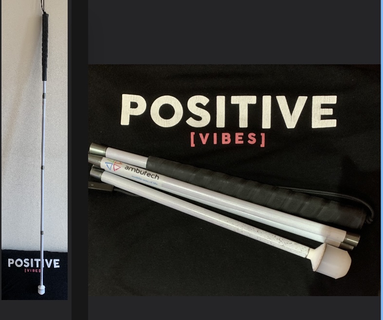VidyasVision's tweet photo. A milestone moment for me last week: Long white cane training completed✅ thanks to my brilliant trainer Chanelle https://t.co/lNI6w18NmQ