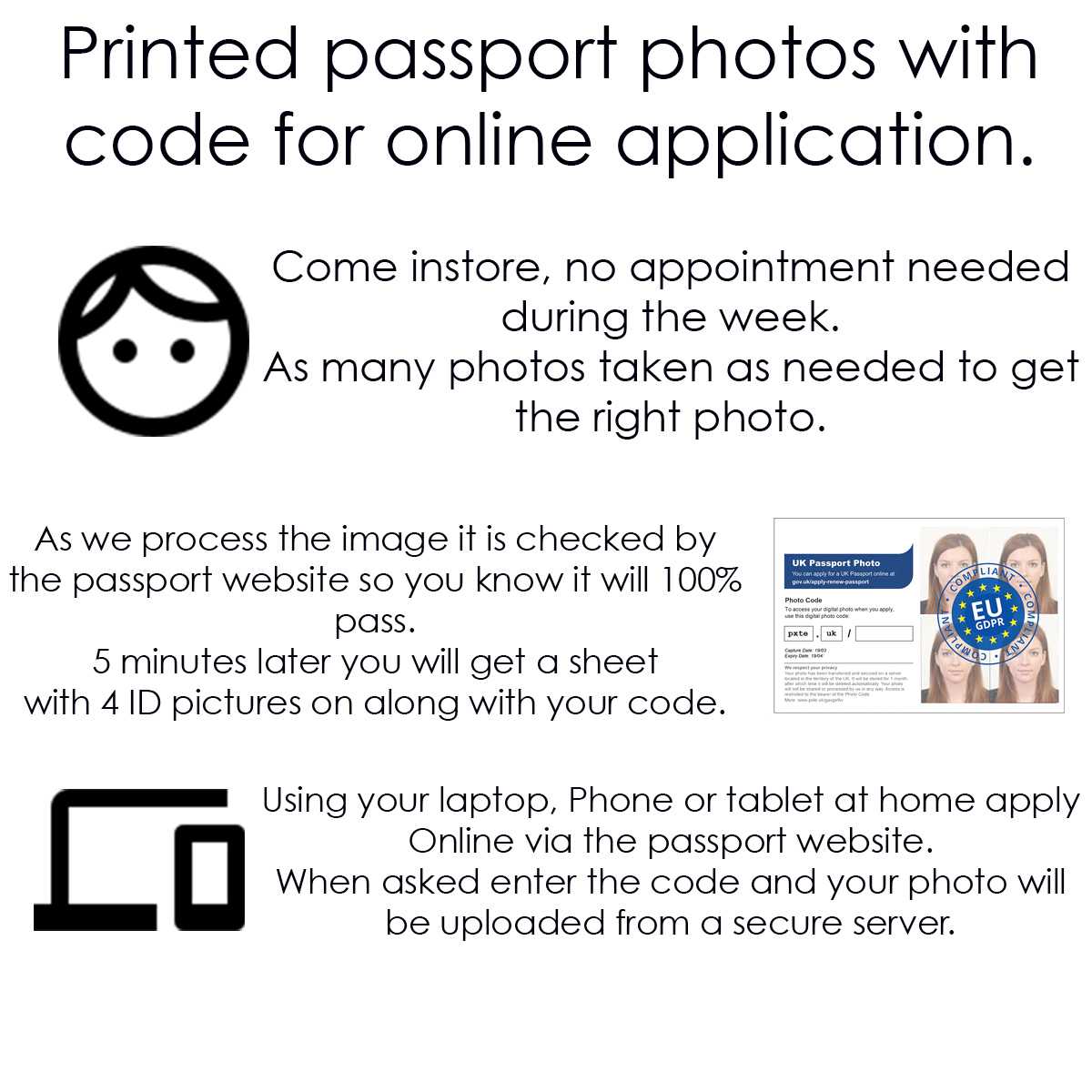 Busy for Passports at the minute best to ring ahead. 100% guaranteed to pass. #keepitlocal #smallbusiness #consett #thephotoshopconsett #markwilkinsonphotography