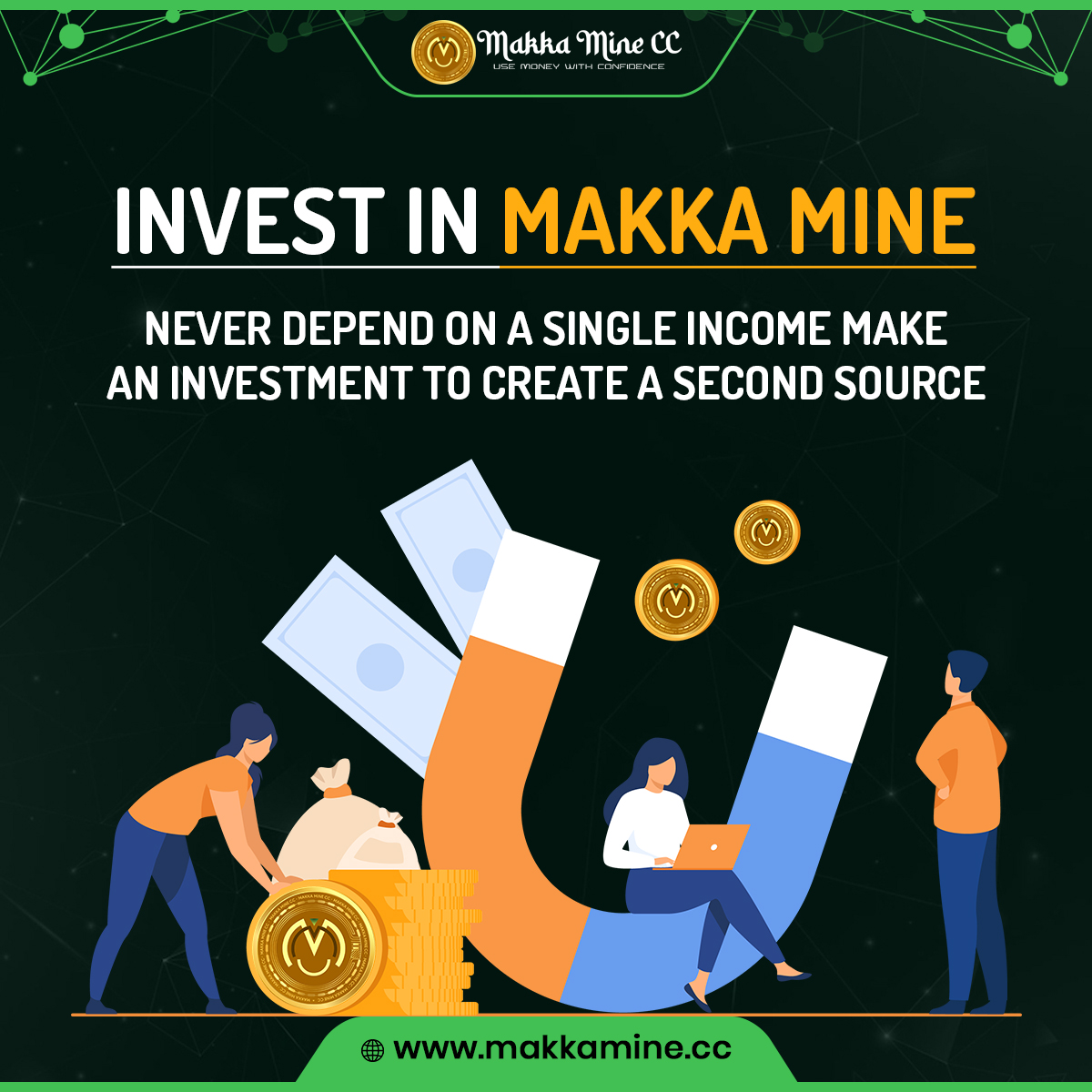 LtdMakka's tweet photo. #𝐈𝐍𝐕𝐄𝐒𝐓 𝐈𝐍 𝐌𝐚𝐤𝐤𝐚 𝐌𝐢𝐧𝐞

NEVER DEPEND ON A SINGLE #INCOME MAKE AN #INVESTMENT TO CREATE A SECOND #SourceFilmmaker 
𝐒𝐢𝐠𝐧 𝐔𝐩 Today: https://t.co/mFBHOJwMw7

.

#cryptocurrencies #makkamineinvest #cryptobank #earn #cryptosaving #cryptomining #cryptostaking # https://t.co/Bmg2szSMhl