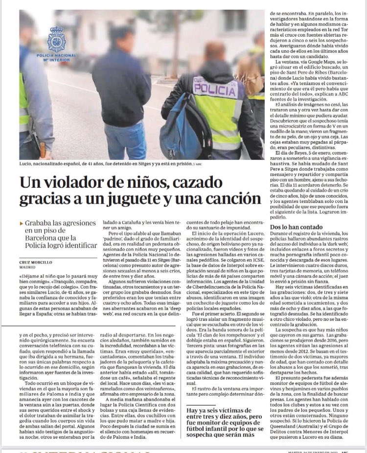 Los extranjeros que delinquen en España, se lo pasan en grande; mientras lo están haciendo y después cuando los mandan a nuestras cárceles/resort. A este malnacido HDLGP espero le den "su merecido” 
#PrimeroEspaña
#SoloNosSalvaVox