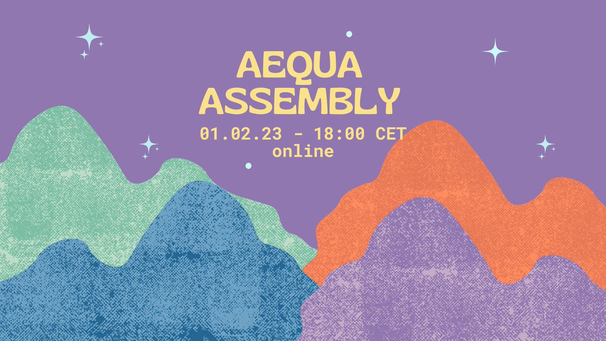 _aequa_'s tweet photo. Everyone who is interested in learning more about + shaping the future of our new collective space @ Exerzierstr. 13 (across from aequa CC) is invited: Community Assembly - Wednesday, February 1st, 18:00-20:00 (online - EN/DE). 

(DE unten)

Sign up here: https://t.co/xQK07zE5lv https://t.co/4ov8YOe1rt